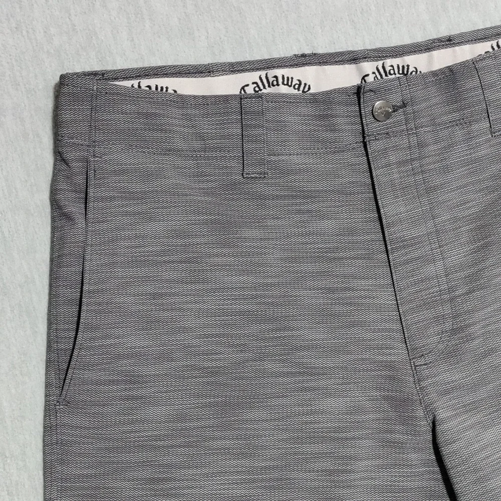 Callaway Men's‎ 34 Opti-Dri Moisture Wicking Stretch Short Caviar Gray NWT